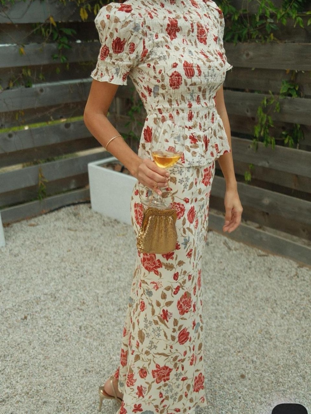 Reformation Layla skirt and Aggie top. Both in pattern Gwendoline. Never worn!
